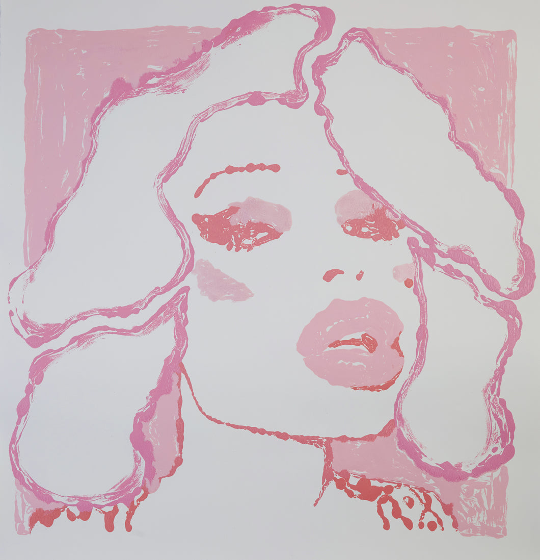Pink Amanda Mono-Print - 34