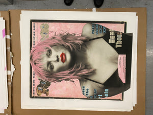 Courtney Love on Pink - 42" x 54"