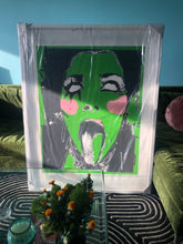 Load image into Gallery viewer, Green Punk Girl - 42&quot; x  54&quot;