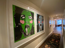 Load image into Gallery viewer, Green Punk Girl - 42&quot; x  54&quot;