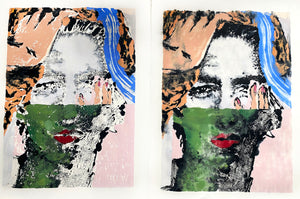 Not David, Diptych - 18" x 24" (each, sold as a pair)