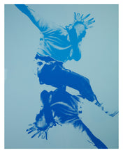Load image into Gallery viewer, Blue Punk- Blue Plexiglass - 42&quot; x 54&quot;